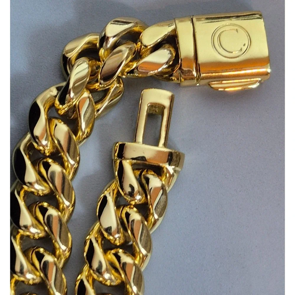 Cernucci Cuban Chain Gold-Tone 20